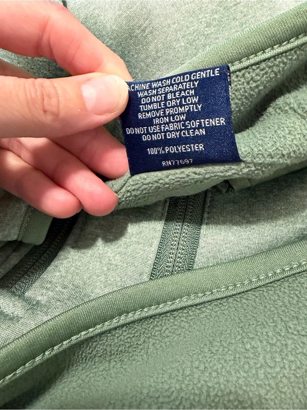 AFTCO Vista Performance 1/4 Zip pullover jacket fleece lined men’s large green